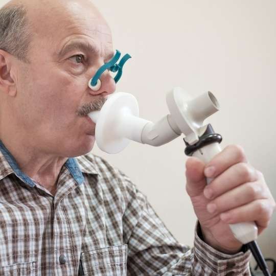 Lung function tests can determine the cause of your breathlessness
